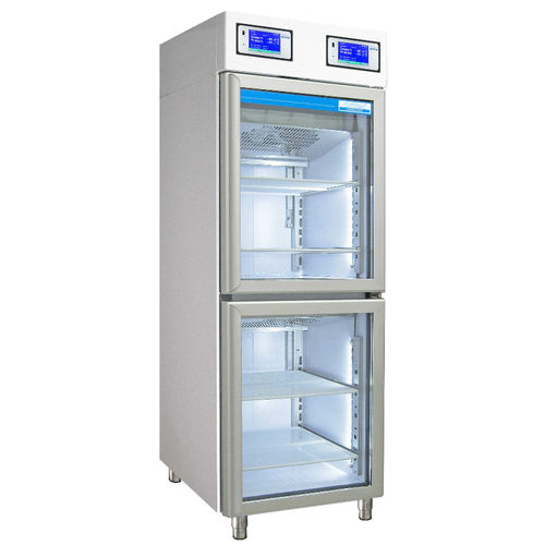 Medizinischer Kühlschrank - TC 112-2 - tritec - vertikal / mit 2 Türen / mit Glastür