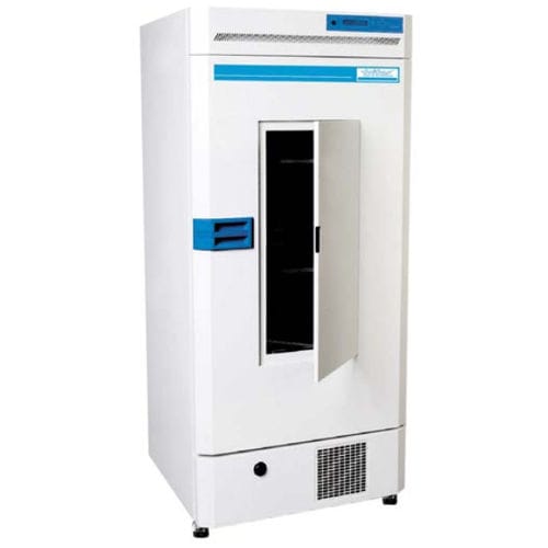 Labor-Inkubator / mit Zwangskonvektion - KB 9182 - tritec - bodenstehend / Edelstahl / 1 Tür