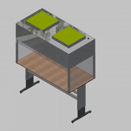 Laminar Flow Modul / Tisch - 58163 - Inertec - vertikal
