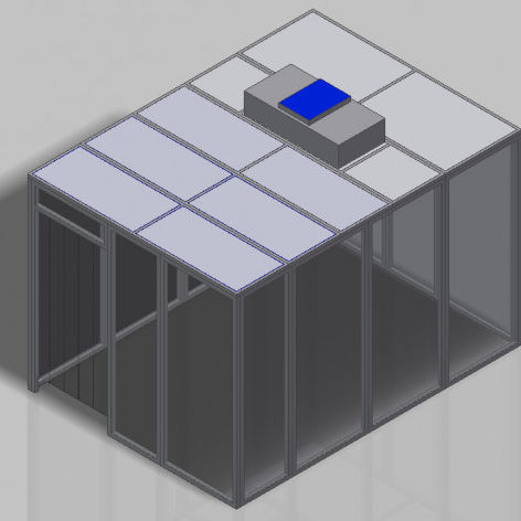 Reinraum mit großen Abmessungen - C2560 - Inertec