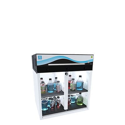 Schrank mit Filtration - 632 B - Erlab - für Chemikalien / Labor / mit Regal