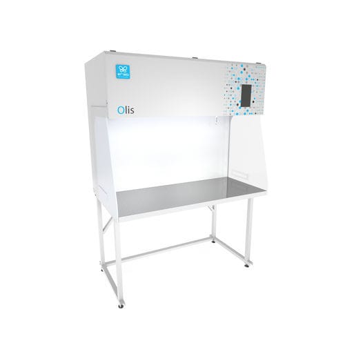 Abzugshaube / horizontaler Laminar-Flow - 1200 - Erlab - für biologische Risiken / Labor / bodenstehend