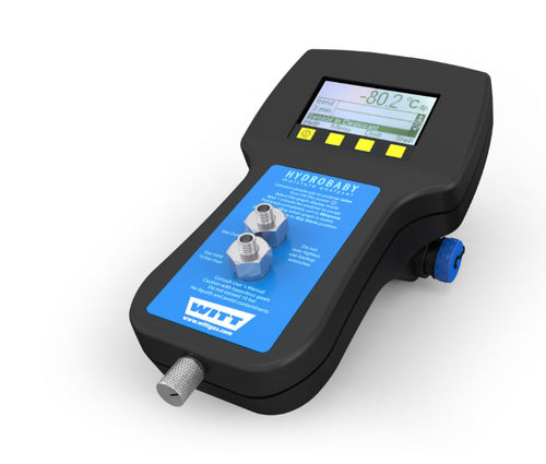 Elektronischer Feuchtegehalt-Messwaage - HYDROBABY - WITT - für medizinische Gase / Handgerät / USB