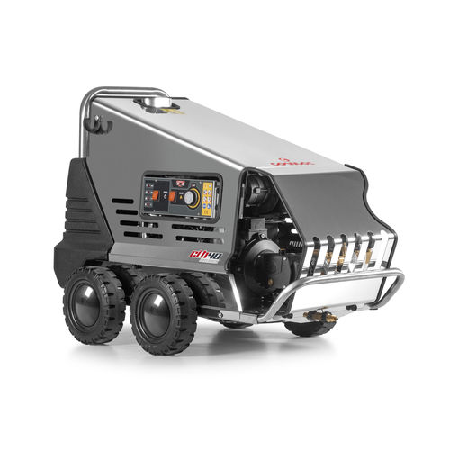 Heißwasser-Hochdruckreiniger - CI H40 EM INOX - Comac - dreiphasig / mobil / Edelstahl