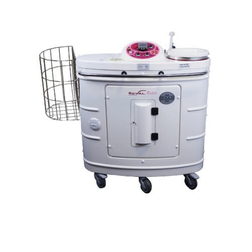 Mobile Bettdusche - RUBIS™ - FRANCE REVAL - mit Pumpe / auf Rollen / mit Duschkopf