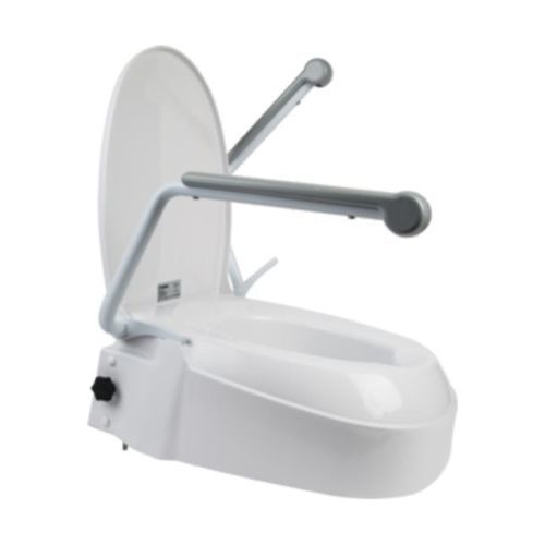 Toilettensitzerhöhung mit Armlehnen - 301703 - Mobilex A/S  - mit Deckel / höhenverstellbar