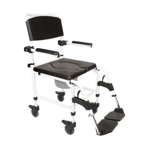 Duschstuhl mit Armlehnen - Kakadu - Mobilex A/S  - auf Rollen / mit Fußstütze / Toilette