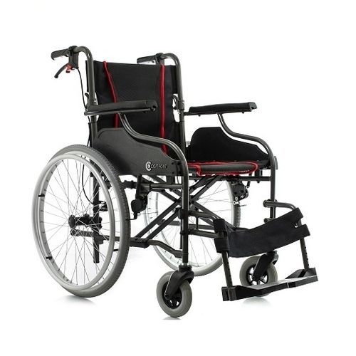 Manueller Rollstuhl - L1-622 LITE  - Comfort Orthopedic - zur Nutzung im Freien / zusammenklappbar / mit Fußstütze