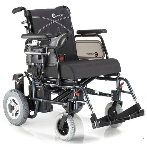 Elektrischer Rollstuhl - Traveller﻿ LY-EB103-S  - Comfort Orthopedic - zur Nutzung im Freien / zusammenklappbar / mit Fußstütze