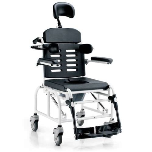 Duschstuhl mit Armlehnen - LY-158 WHALE - Comfort Orthopedic - auf Rollen / mit Fußstütze / Toilette