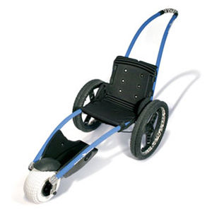 Passiver Rollstuhl - Hippocampe - Delichon - Offroader / für Strand / mit Fußstütze