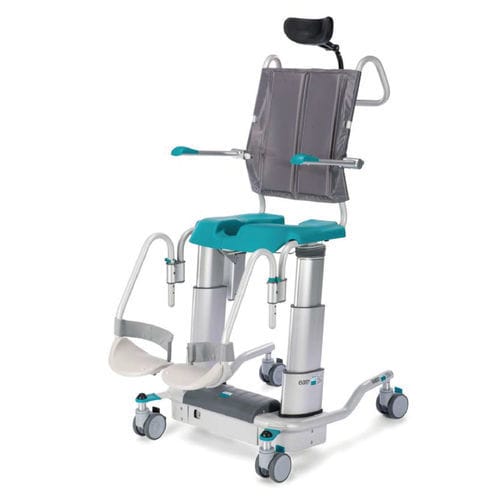 Duschstuhl mit hoher Rückenlehne - EASY SoftBack - Direct Healthcare Group - mit Armlehnen / auf Rollen / mit Fußstütze