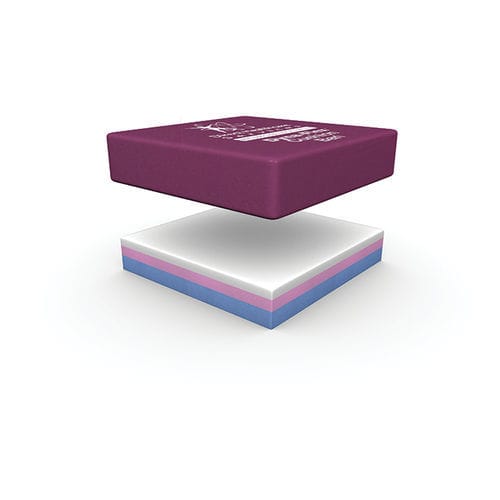 Sitzkissen - Dyna-Flex® - Direct Healthcare Group - für Rollstühle / aus viskoelastischem Schaumstoff / quadratisch