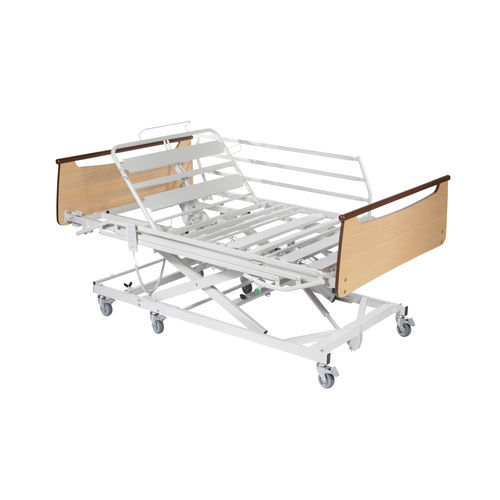 Pflegebett - XXL Xpress - Direct Healthcare Group - elektrisch / für Übergewichtige / auf Rollen