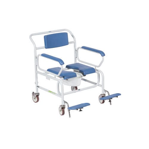 Duschstuhl - XXL Wheeled - Direct Healthcare Group - mit Armlehnen / mobil / mit Rückenlehne