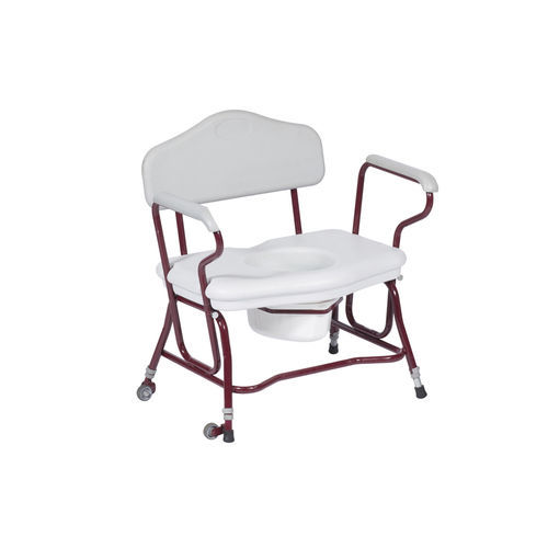 Duschstuhl mit Armlehnen - Zenith - Direct Healthcare Group - mit Rückenlehne / für Übergewichtige / Toiletten