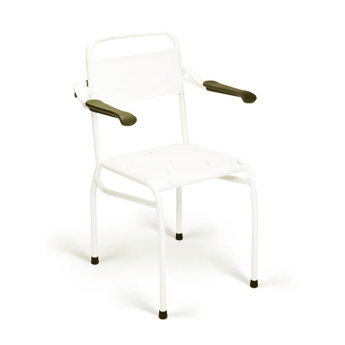 Duschstuhl mit Armlehnen - LI2139. series - Direct Healthcare Group - mit Rückenlehne / ergonomisch / Kunststoff