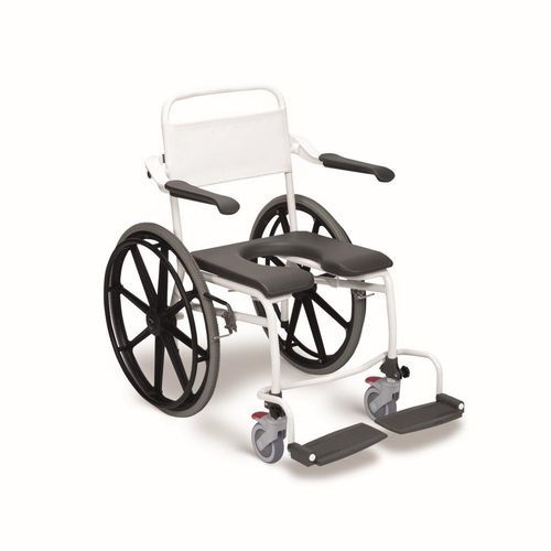 Duschstuhl mit Armlehnen - LI2138 series - Direct Healthcare Group - auf Rollen / mit Fußstütze / mit Rückenlehne