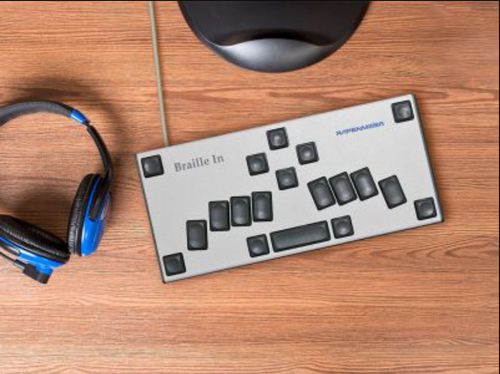 Braille-Tastatur / USB - Braille-In II - Papenmeier