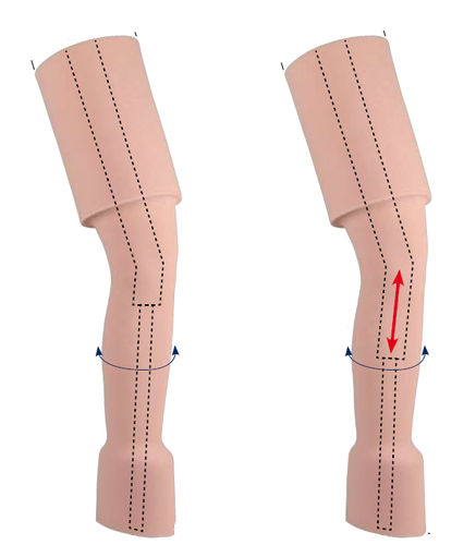 Oberschenkel-Ästhetikhandschuh - F851 - Janton - Wade / für Erwachsene
