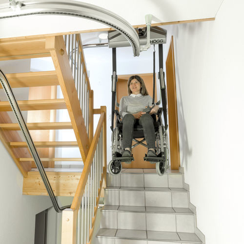 Treppenlift für Rollstühle - RL60 - Högg Liftsysteme - für Humanmedizin / deckenmontiert