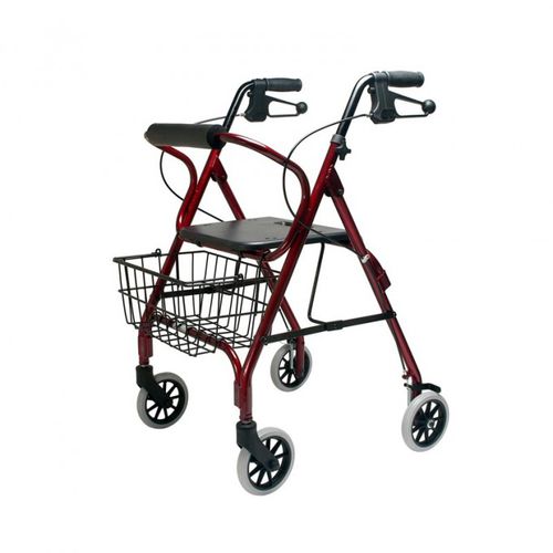 Rollator mit 4 Rädern - DX LOW - Parsons ADL - mit Sitz / mit Korb / mit Armlehnen