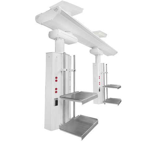 Deckenmontierter Verteilerbalken - Arigmed - für Intensivpflege / mit Gondel / mit Säule