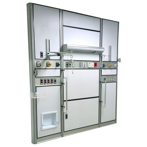 Wandmontierte Versorgungseinheit - Arigmed - vertikal / modular / für die Intensivstation