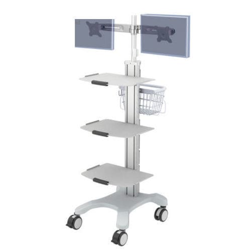 Gerätewagen - EC-002D - Rollsys - medizinisch / für Kliniken / für medizinische Geräte
