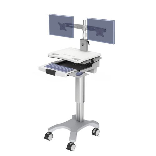 Computerwagen für Panel PC - BA-003D - Rollsys - für Tablet-PC / höhenverstellbarer