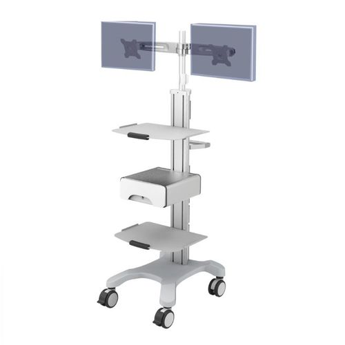 Gerätewagen - EC-006D - Rollsys - medizinisch / für Kliniken / für medizinische Geräte