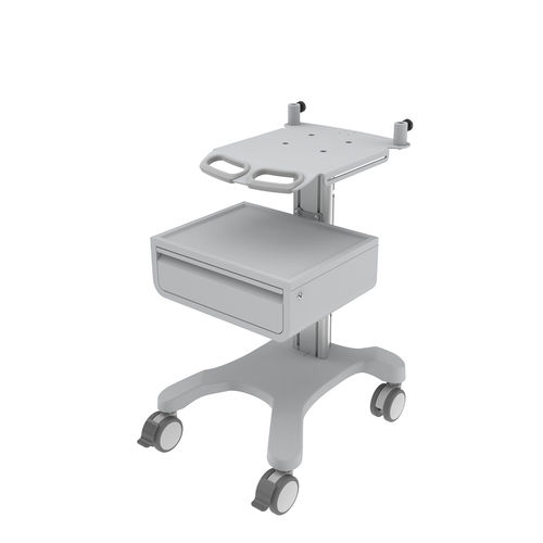 Wagen für EKG - ECG-001T - Rollsys - medizinisch / Aluminium / 1 Schublade