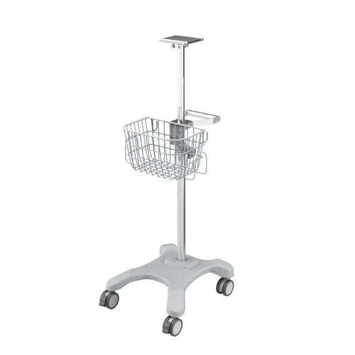 Medizinischer Wagen - IMS-007C - Rollsys - für medizinische Bildschirme / für Instrumente / mit Korb