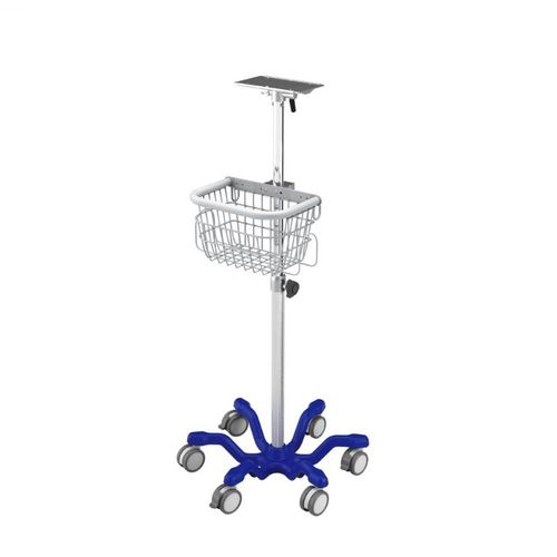 Medizinischer Wagen - IMS-011D - Rollsys - für medizinische Bildschirme / für Instrumente / mit Korb