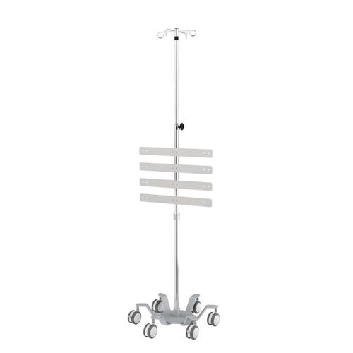 Infusionsständer auf Rollen - IVS6-003 - Rollsys - 4 Haken / teleskopisch / Infusionspumpenhalter