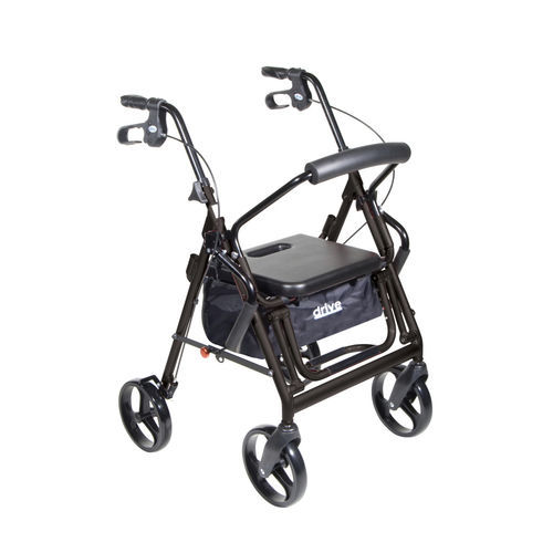 Rollator mit 4 Rädern - 795B - Drive DeVilbiss USA - mit Sitz / höhenverstellbar / zusammenklappbar