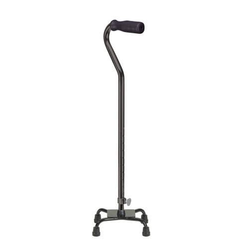 Gehstock / abgewinkelter Griff - 10301-4 - Drive DeVilbiss USA - Vierfuß / höhenverstellbar