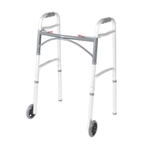 Gehgestell mit 2 Rädern - Deluxe - Drive DeVilbiss USA - höhenverstellbarer / zusammenklappbar
