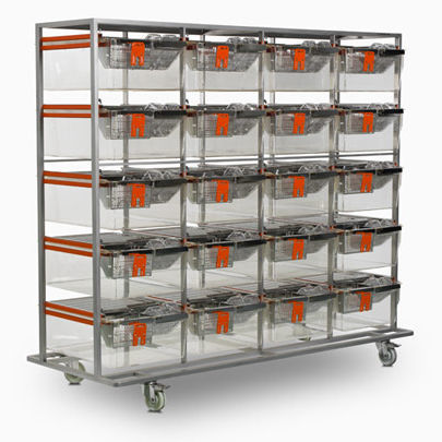 Tierkäfig für Tierversuche / Pharmakologie - Tecniplast - für Toxikologie / für Nagetiere / modular