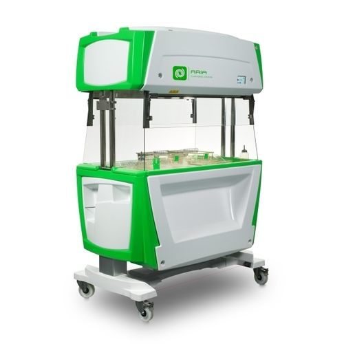 Arbeitsstation für Käfigwechsel - ARIA CS48 HP - Tecniplast - mobil / automatisch / Hub