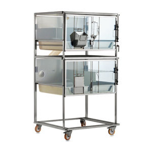 Tierkäfig für Tierversuche / für Frettchen - F-SUITE - Tecniplast - 2 Abteile