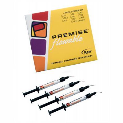 Zahnmedizinisches Material / Flüssigkomposit - Premise™ Flowable - Kerr Corporation - zur Dentalrestaurierung / röntgendicht