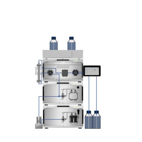 HPLC-Chromatograph - AZURA Prep. 500/1000 - KNAUER - steuerbar / UV