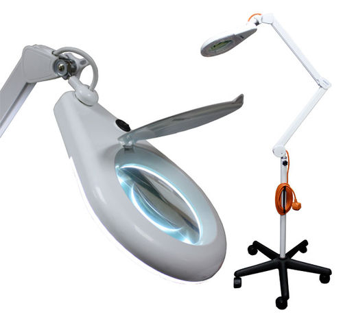 LED-Untersuchungsleuchte - MAG700 - Daray Medical - auf Rollen / Lupen
