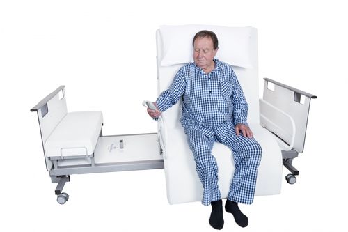 Krankenhausbett - RotoFlex® Basic - PhysioNova GmbH - elektrisch / höhenverstellbar / zusammenklappbar