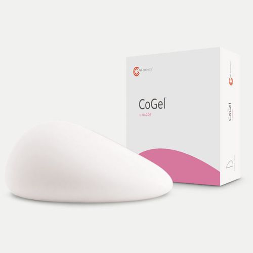 Brustimplantat - CoGEL™ - GC Aesthetics - anatomisch / Silikongel / strukturiert