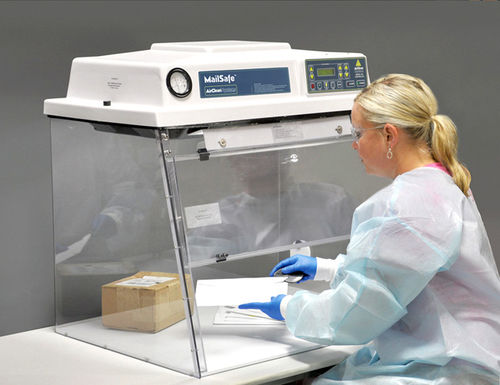 Inspektions-Abzugshaube - MailSafe™ - Airclean Systems - zur Bearbeitung der Post / Tisch / HEPA