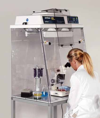 Chemieabzugshaube-Sterilbank - AC632TLFUVMIC, AC648TLFUVMIC - Airclean Systems - für Mikroskopie / Labor / Tisch