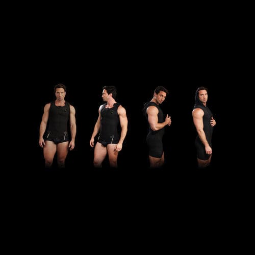 Kompressionsweste zur postoperativen Unterstützung - ALPHAWEAR™ - Alpha Aesthetics - unisex / schwarz