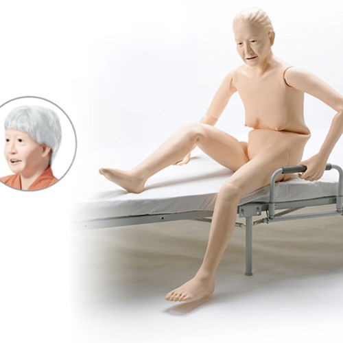 Trainingspuppe für Altenpflege - KOHARU - Sakamoto Model Corporation - Silikon